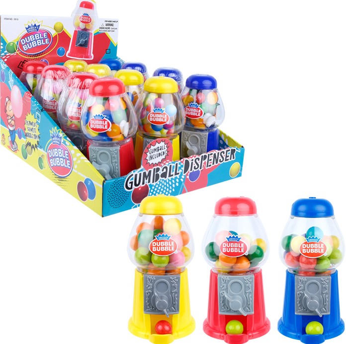 Dubble Bubble Classic Gumball Dispenser 0.71 oz 12-Count