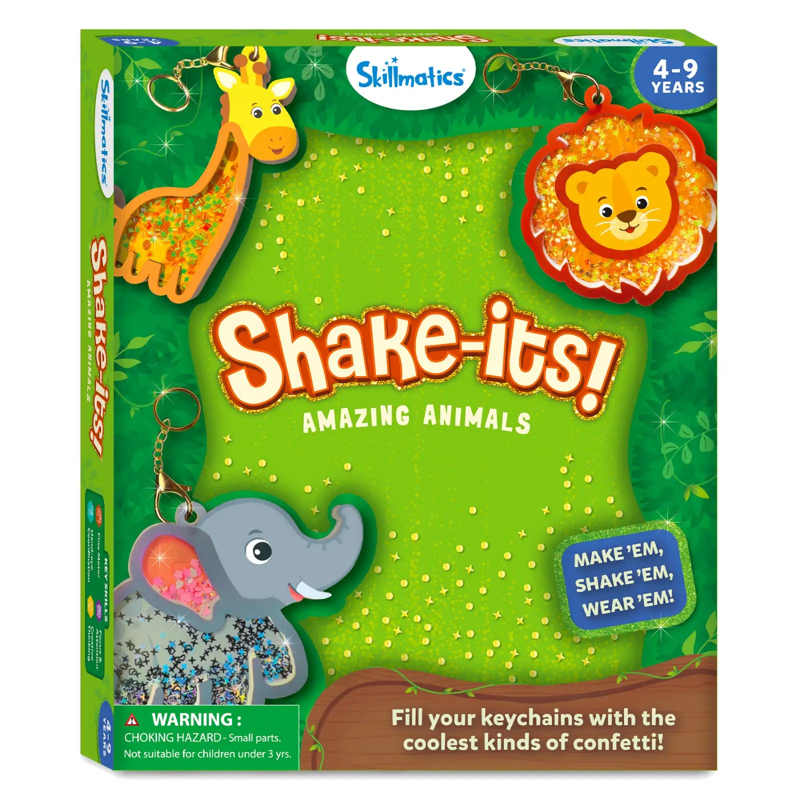 Skillmatics Kids Shake-its Amazing Animals Craft Kit