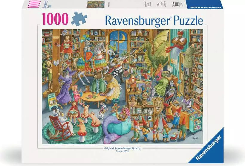 Ravensburger Ingrid Slyder: Midnight at the Library 1000-Piece Jigsaw Puzzle