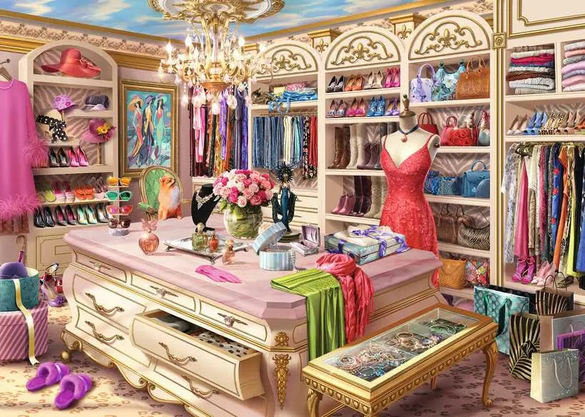 Ravensburger The Coveted Closet 1000 Piece Jigsaw Puzzle