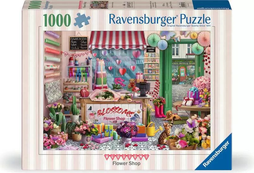Ravensburger Blossoms Flower Shop 1000 Piece Jigsaw Puzzle