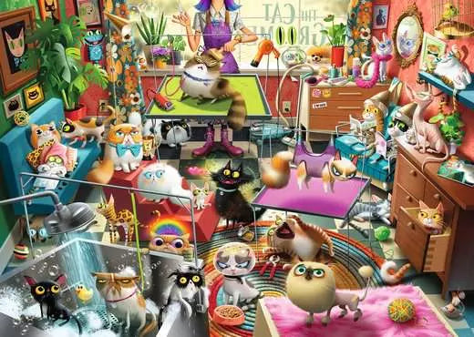 Ravensburger The Cat Groomer 1000 piece Puzzle