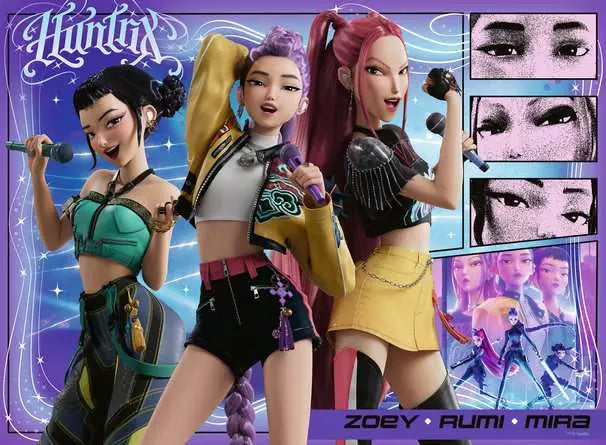 Ravensburger KPop Demon Hunters 100 pc XXL Puzzle