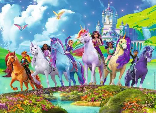 Ravensburger Unicorn Academy 200 XXL piece Puzzle