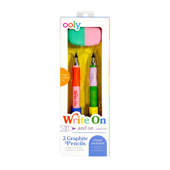 Write On: Graphite Pencils + Eraser