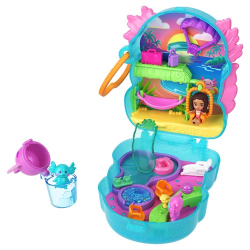 Mattel Polly Pocket Axolotl Adventure Compact Playset