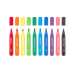 OOLY Big Bright Brush Markers Washable 10 Colors Set