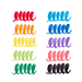 OOLY Big Bright Brush Markers Washable 10 Colors Set