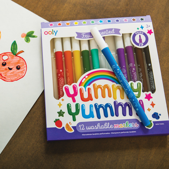 Yummy Yummy Scented 12 Washable Markers