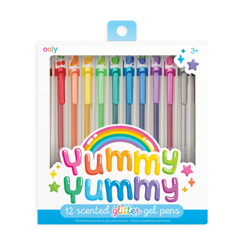 Yummy Glitter Gel Scented Pens