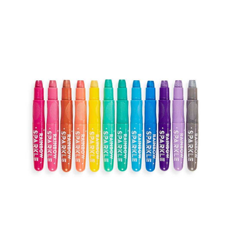 Rainbow Sparkle Gel Watercolor Crayons