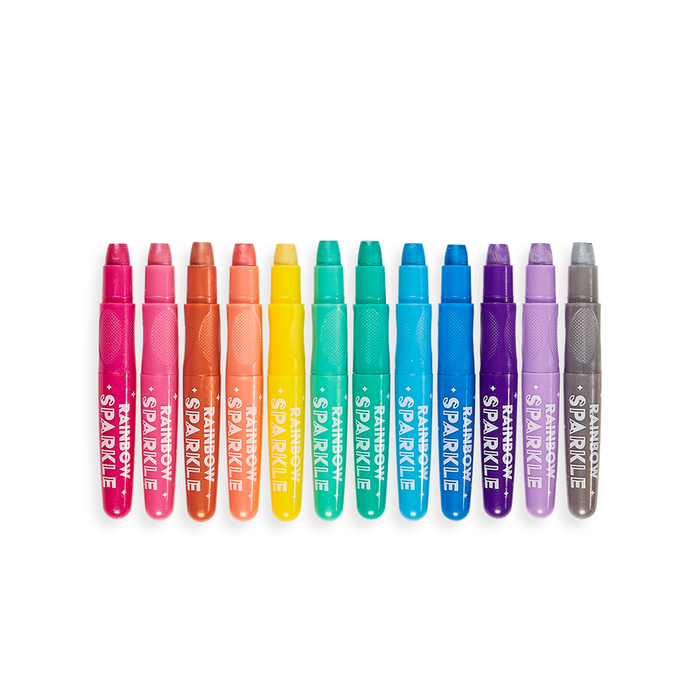 Rainbow Sparkle Gel Watercolor Crayons