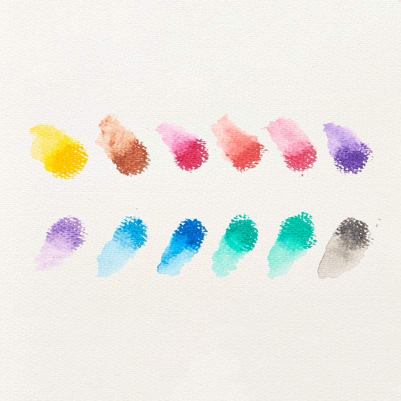 Rainbow Sparkle Gel Watercolor Crayons
