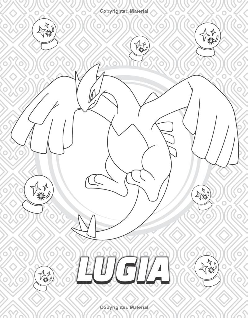 Pokémon Legendary and Mythical Coloring Book