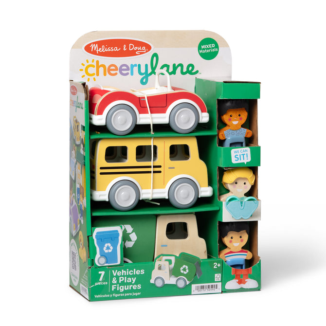 Melissa & Doug Cherry Lane Vehicle Play Set
