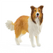 Schleich Farm World Collie Dog Figurine: Detailed, Lifelike, Attentive Watchdog Toy