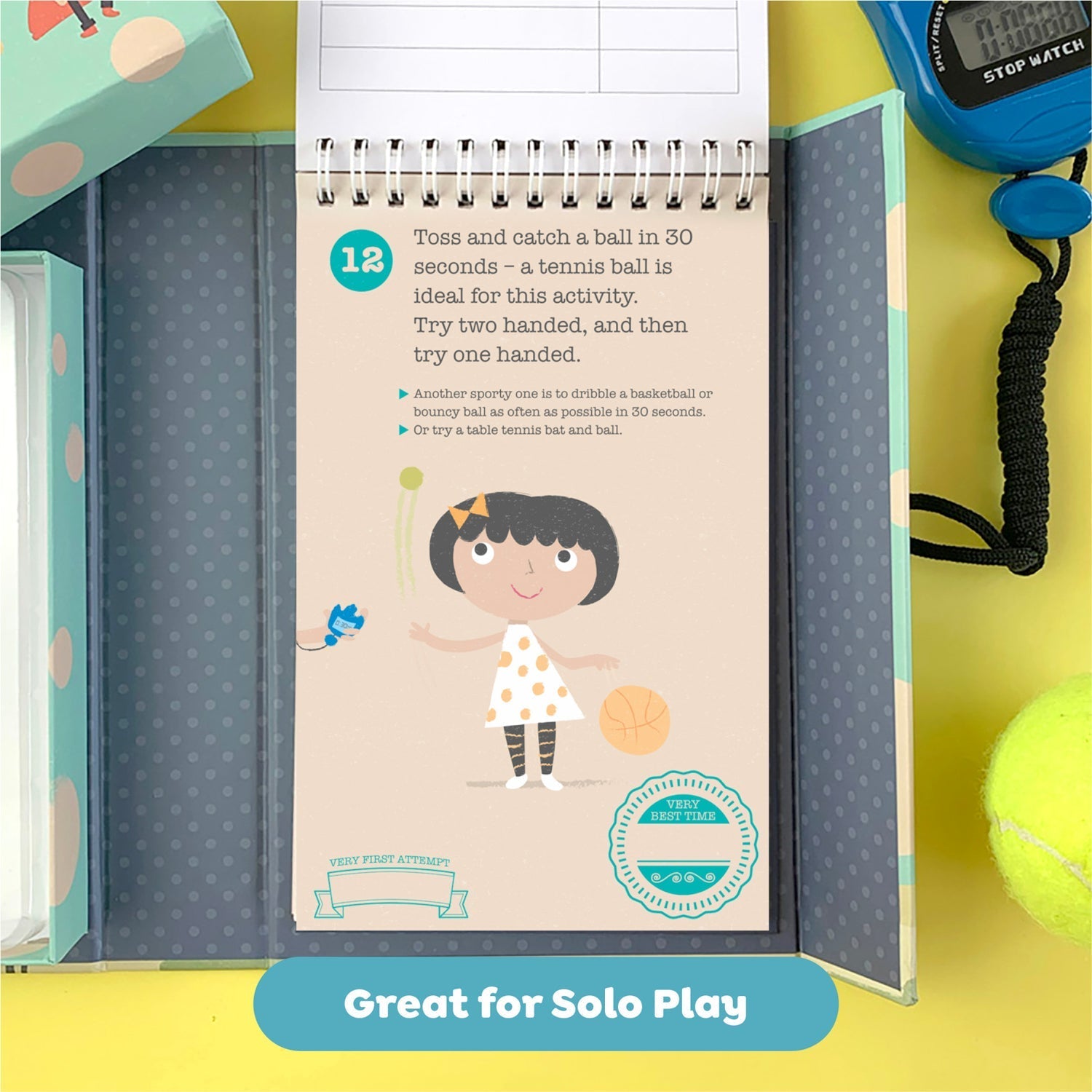 Tiger Tribe Beat the Clock Activity Set with Stopwatch