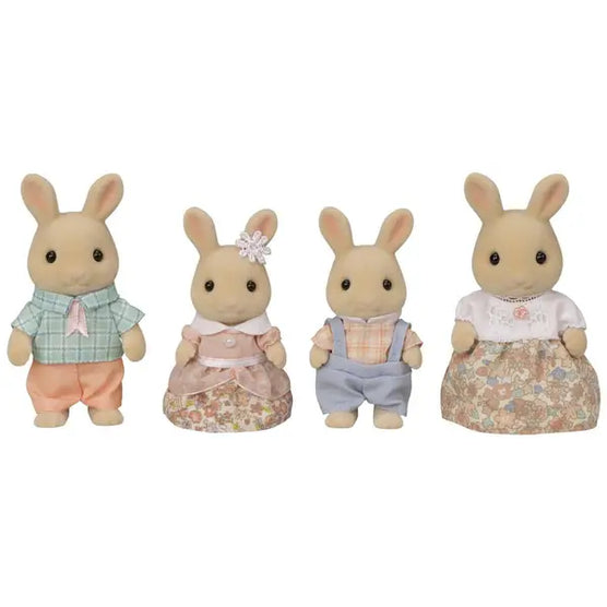 Calico Critter Milk Rabbit Family