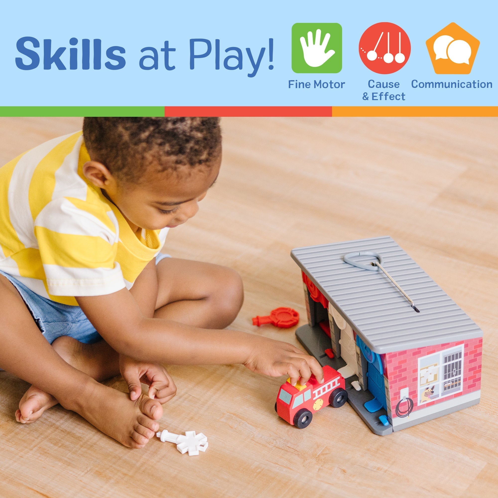 Melissa & Doug Keys & Cars Rescue Garage Playset