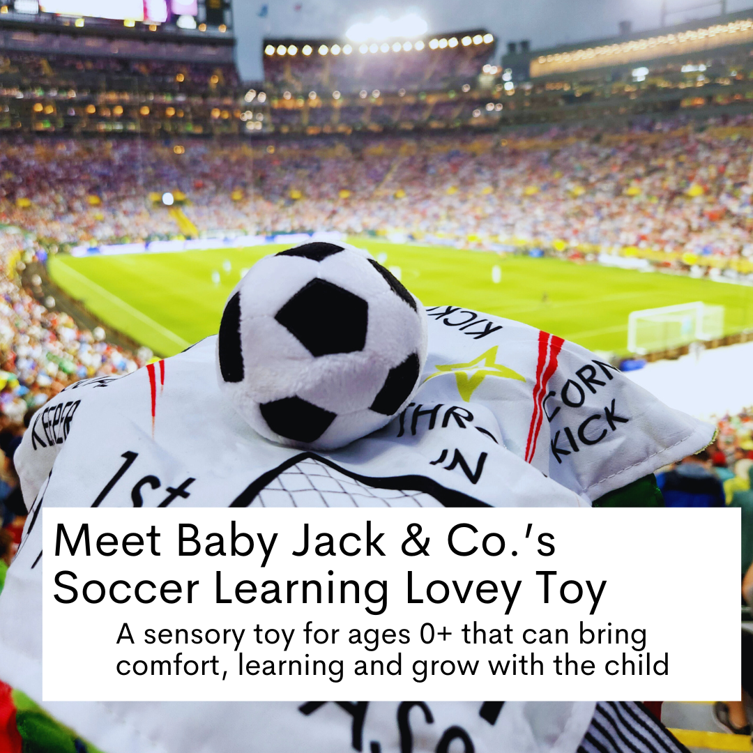 Soccer Crinkle Baby Learning Lovey Tag Stroller Toy 10