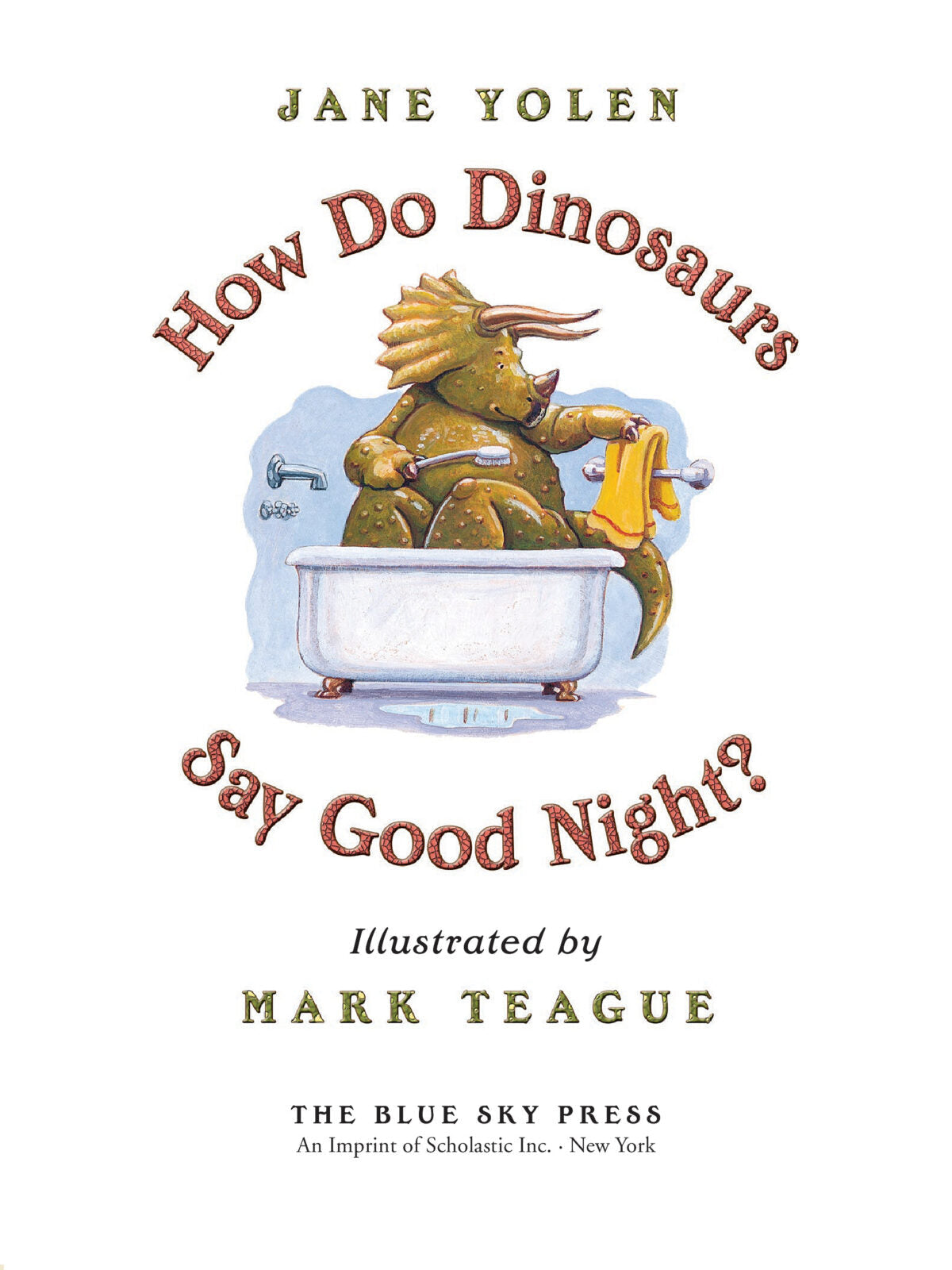 Scholastic How Do Dinosaurs Say Good Night? Board Book