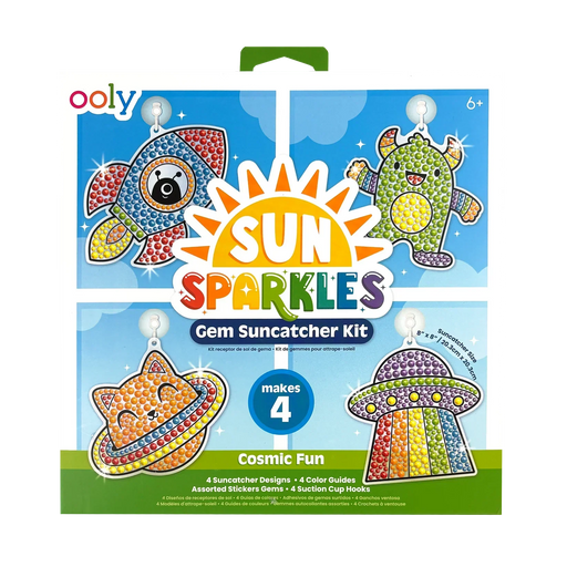 OOLY Sun Sparkles Gem Suncatcher Kit Cosmic Fun Set