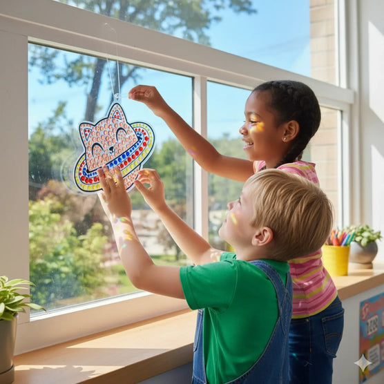 OOLY Sun Sparkles Gem Suncatcher Kit Cosmic Fun Set