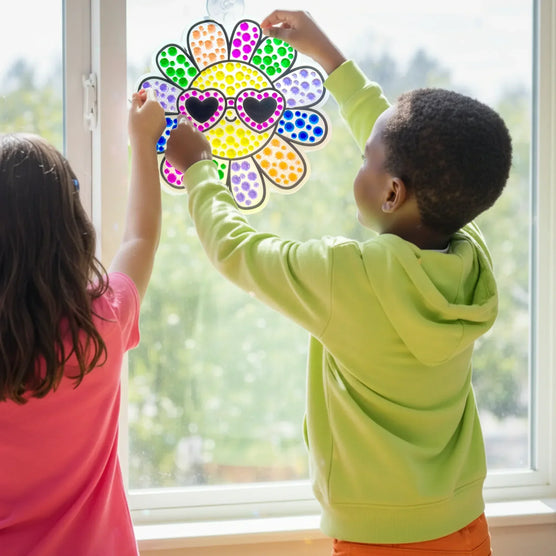 Ooly Sun Sparkles Gem Suncatcher Kit Rainbow Magic