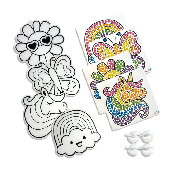 Ooly Sun Sparkles Gem Suncatcher Kit Rainbow Magic