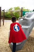 Red Hero Cape and Mask Costume Set