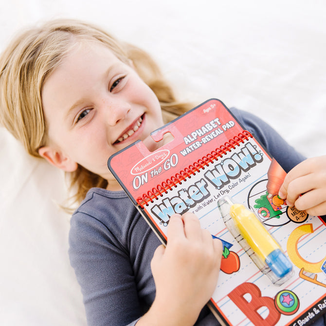 Melissa & Doug Water WOW! Water-Reveal Activity Pad - Alphabet