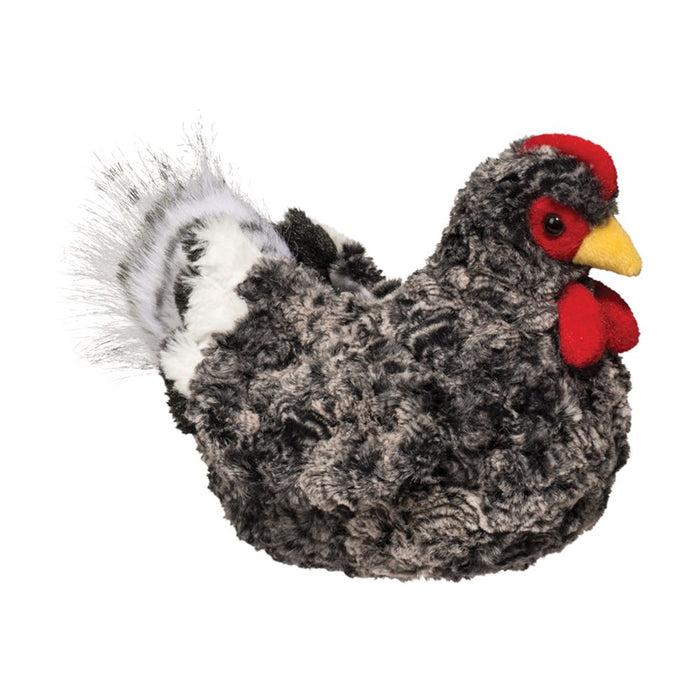 Douglas Pepper Black Multi Hen Soft Plush Toy