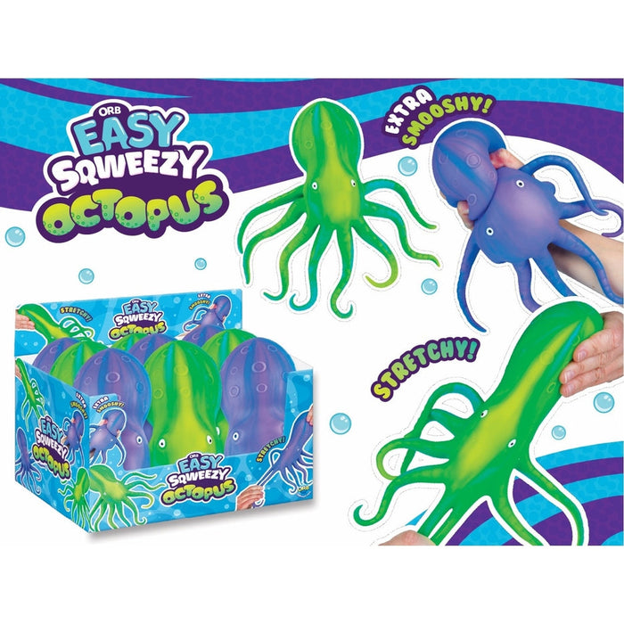 Easy Sqweezy Octopus Soft Plush Toy