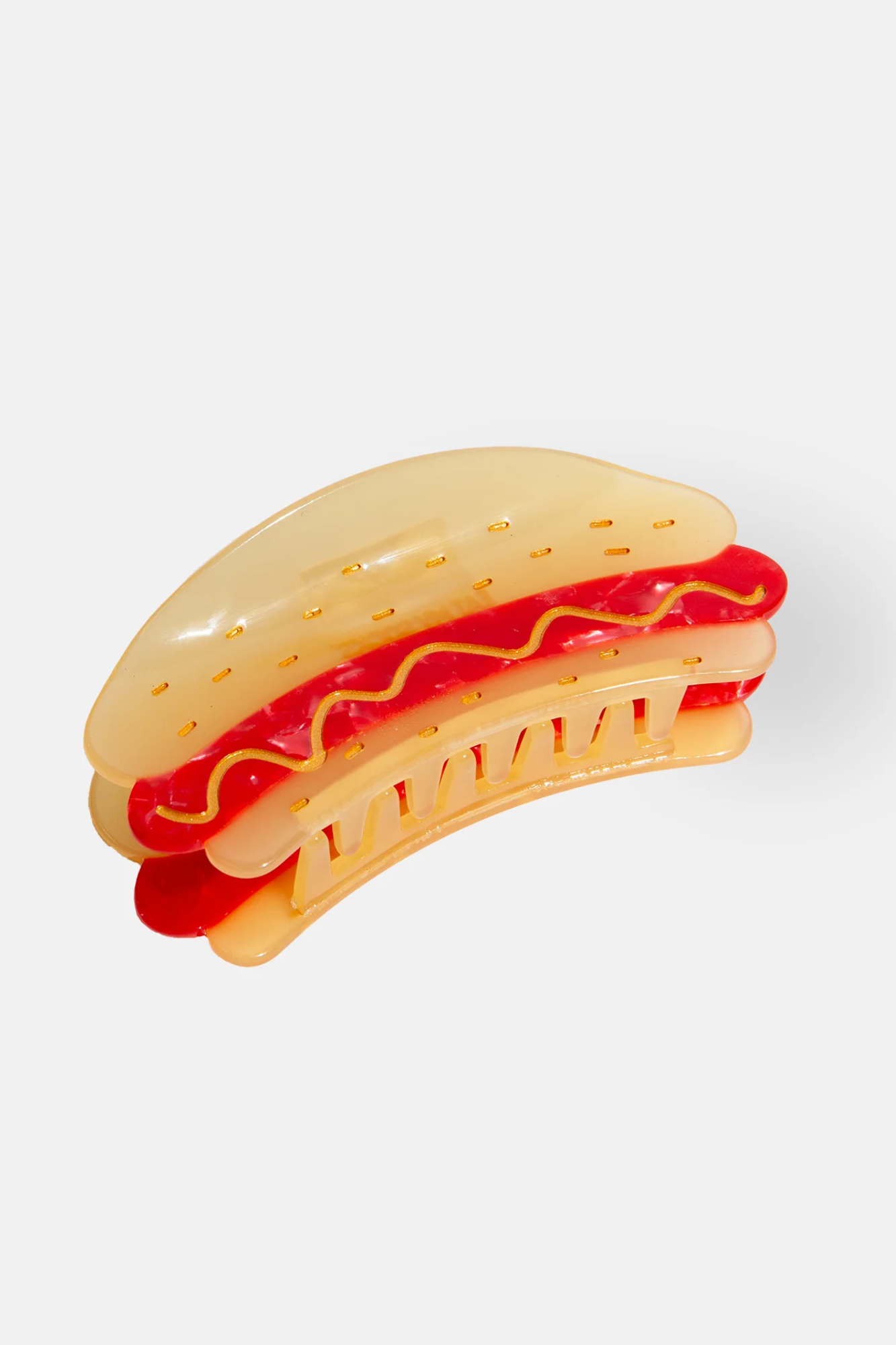 Eat My Socks Hotdog Hair Clip