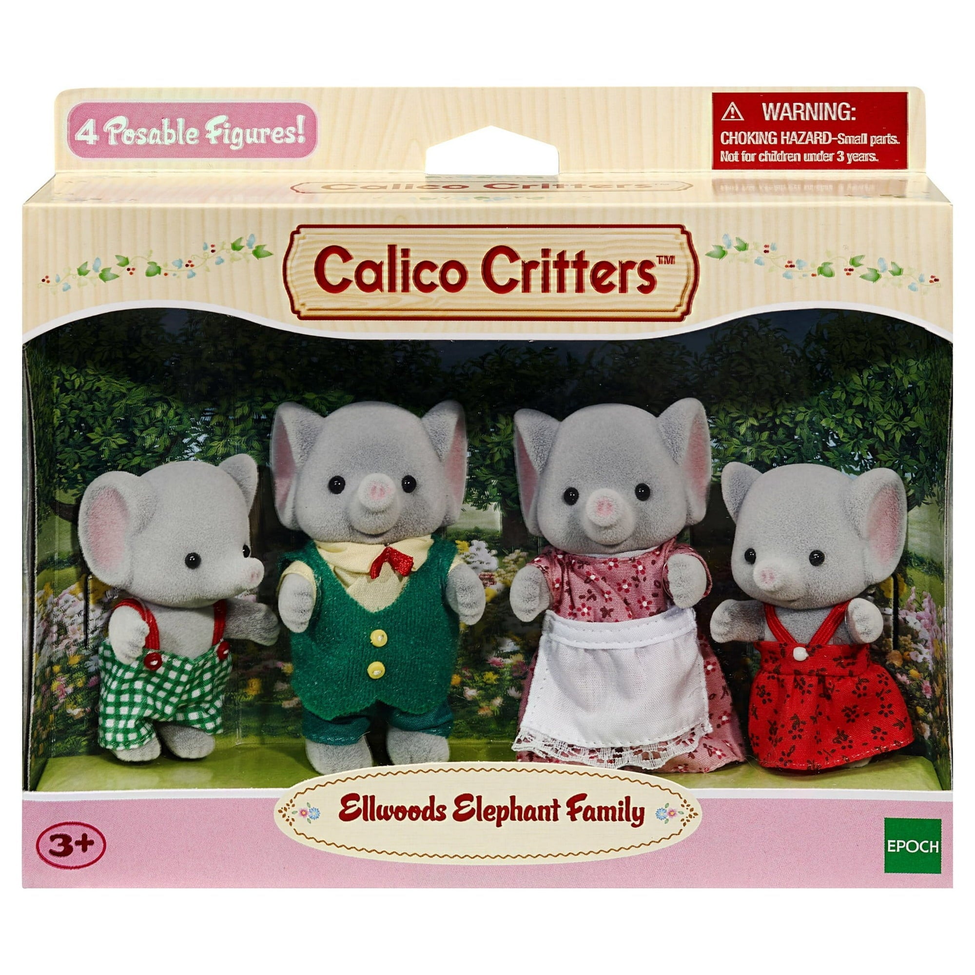 Calico Critter Elephant Family