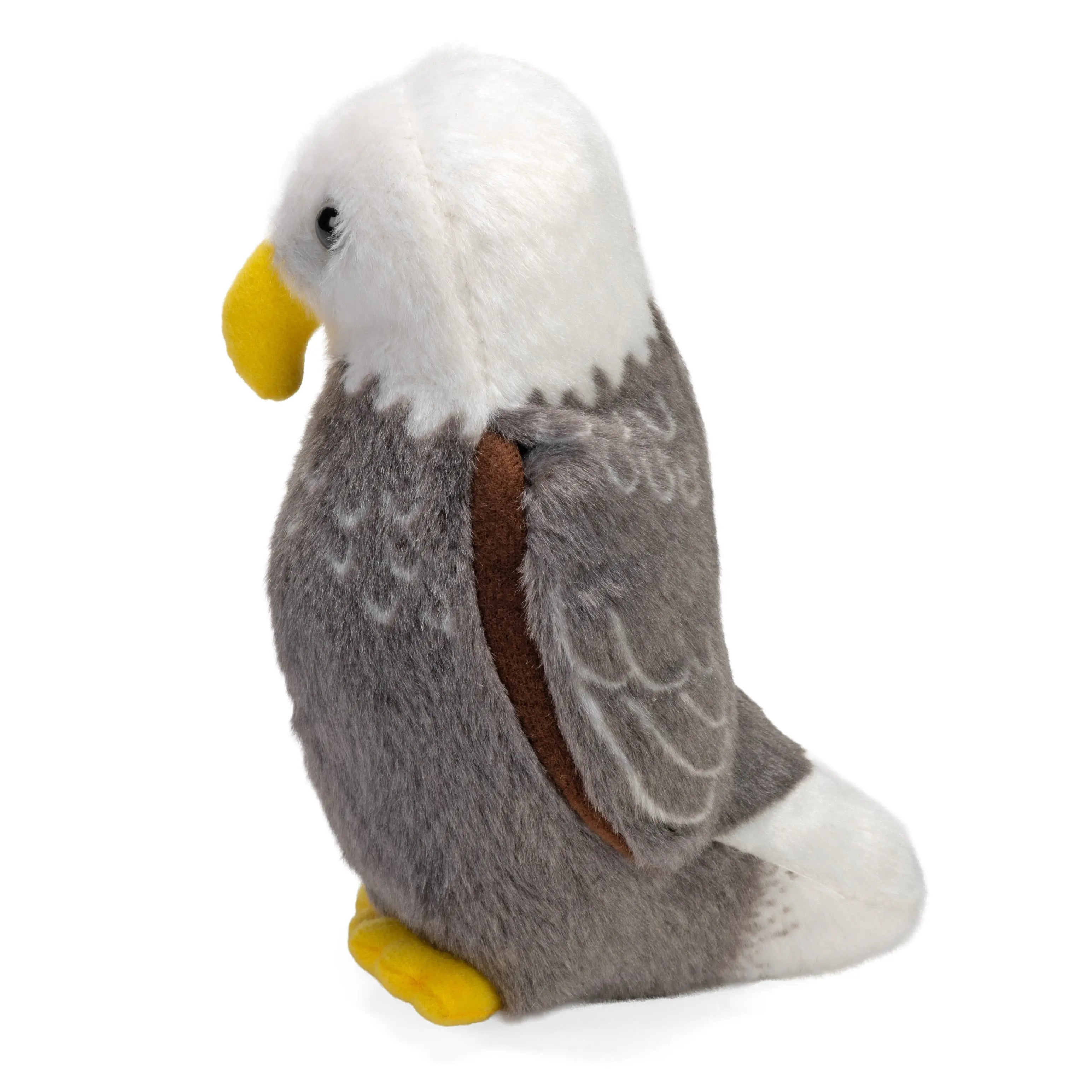 Wild Republic Audubon Birds Bald Eagle Stuffed Animal With Sound 5.5-Inch