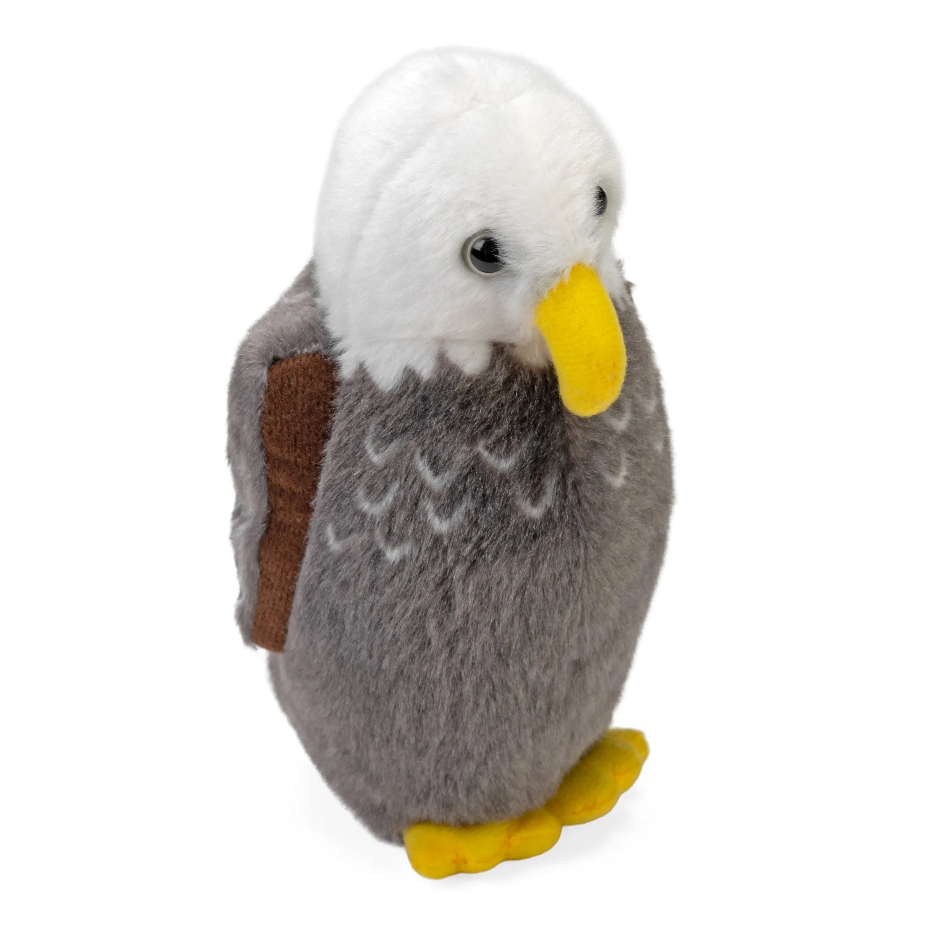 Wild Republic Audubon Birds Bald Eagle Stuffed Animal With Sound 5.5-Inch