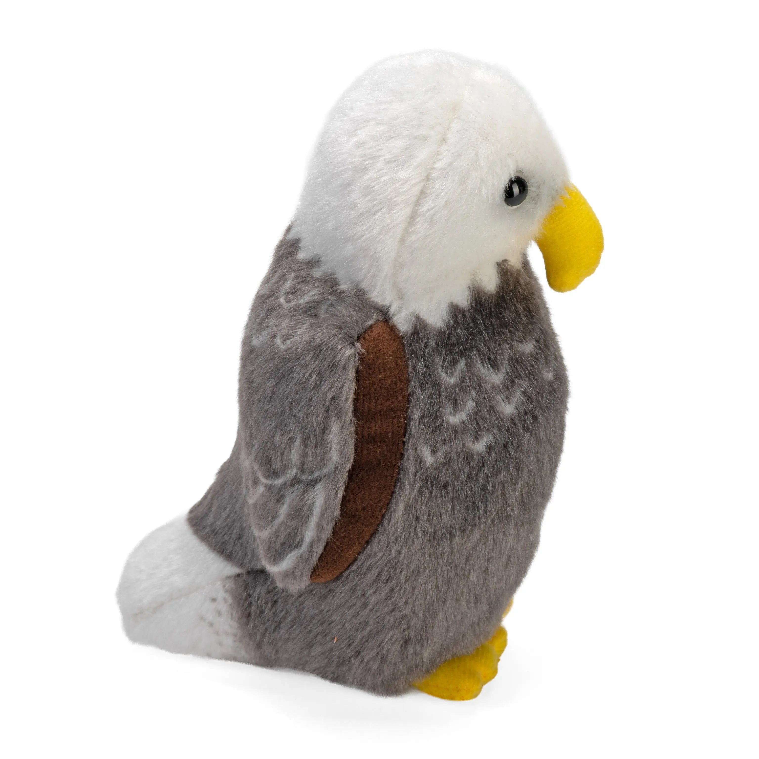 Wild Republic Audubon Birds Bald Eagle Stuffed Animal With Sound 5.5-Inch