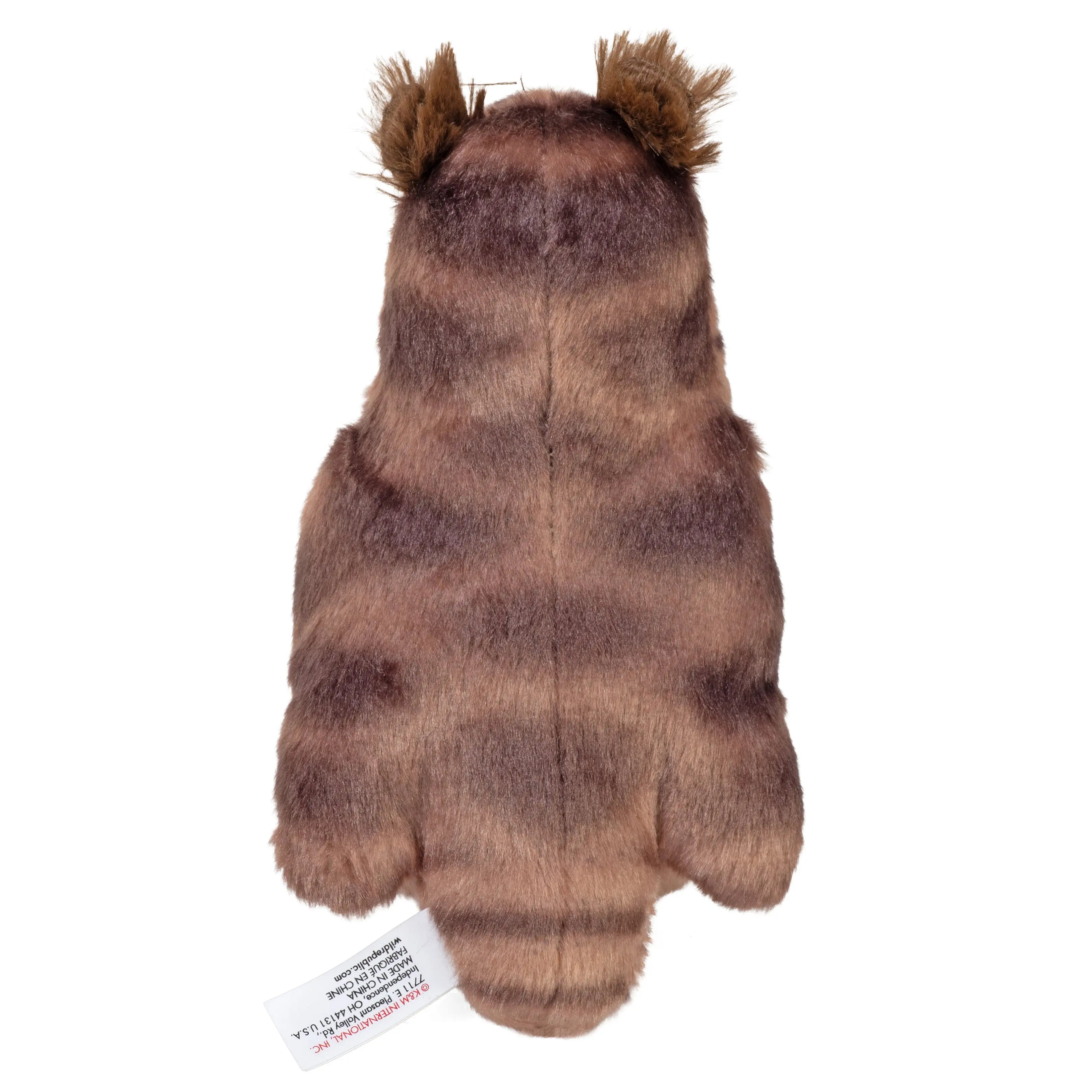 Wild Republic Audubon Great Horned Owl Plush Toy with Sound 5.5in