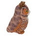 Wild Republic Audubon Great Horned Owl Plush Toy with Sound 5.5in