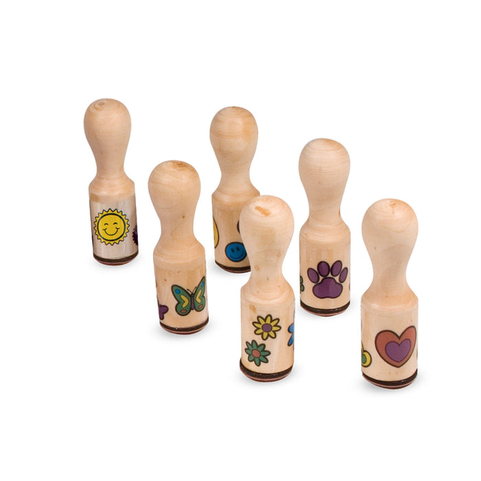 Melissa & Doug Deluxe Happy Handle Stamp Set