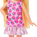 Barbie Club Chelsea Mini Doll Strawberry Print Dress