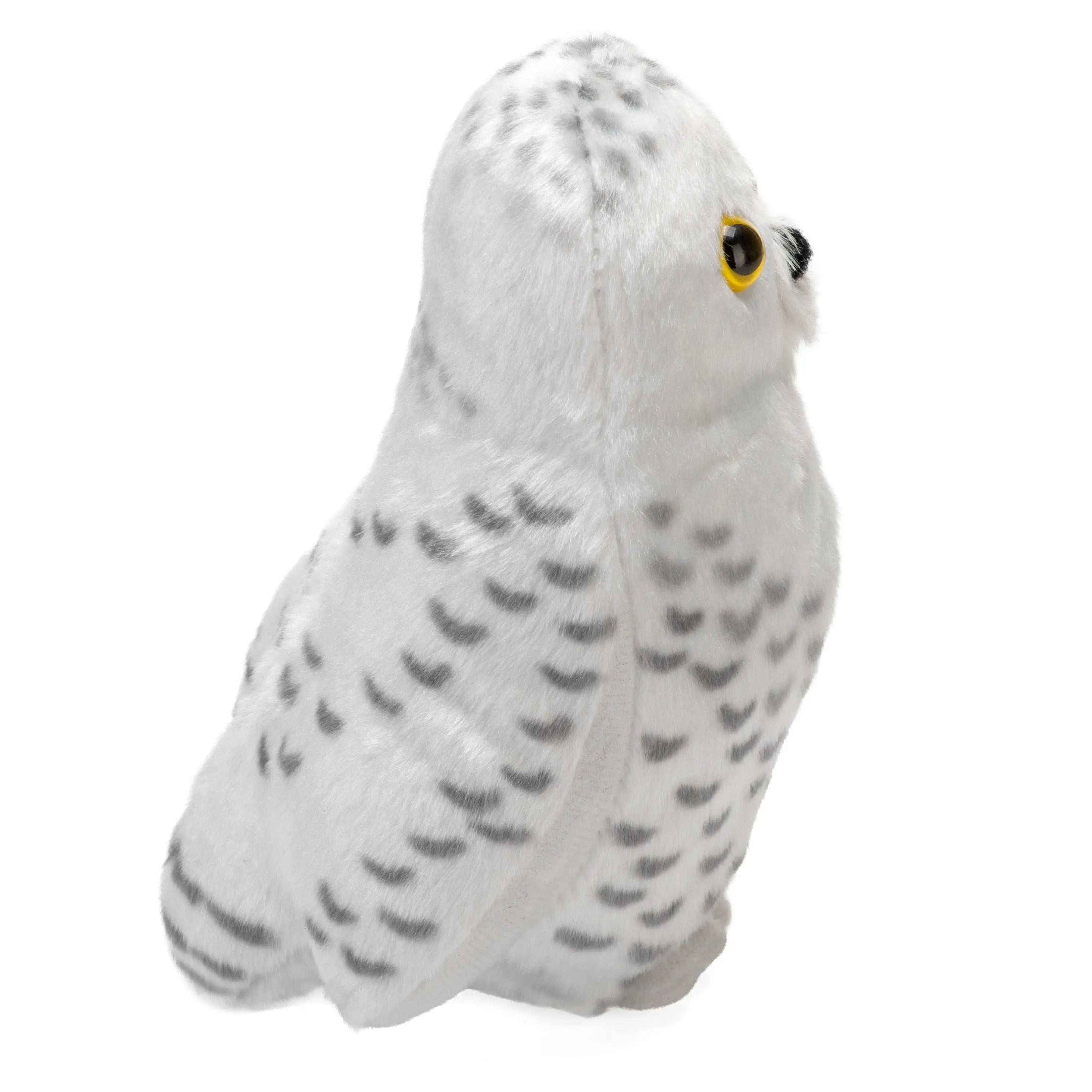 Audubon Birds Snowy Owl Stuffed Animal 5.5-inch with Sound