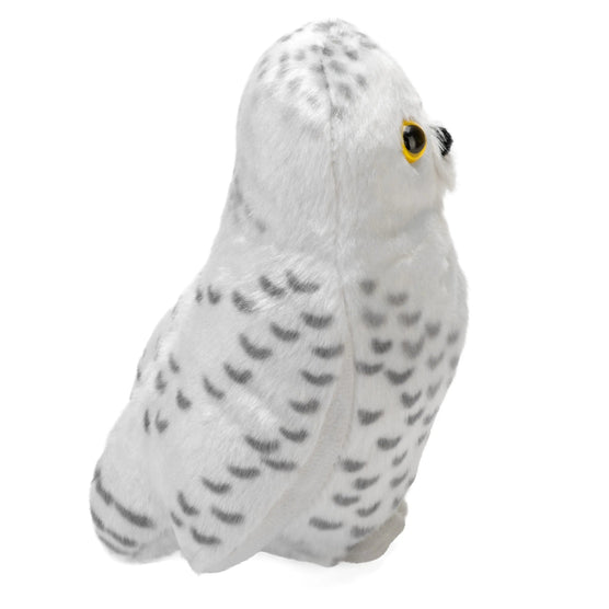 Audubon Birds Snowy Owl Stuffed Animal 5.5-inch with Sound