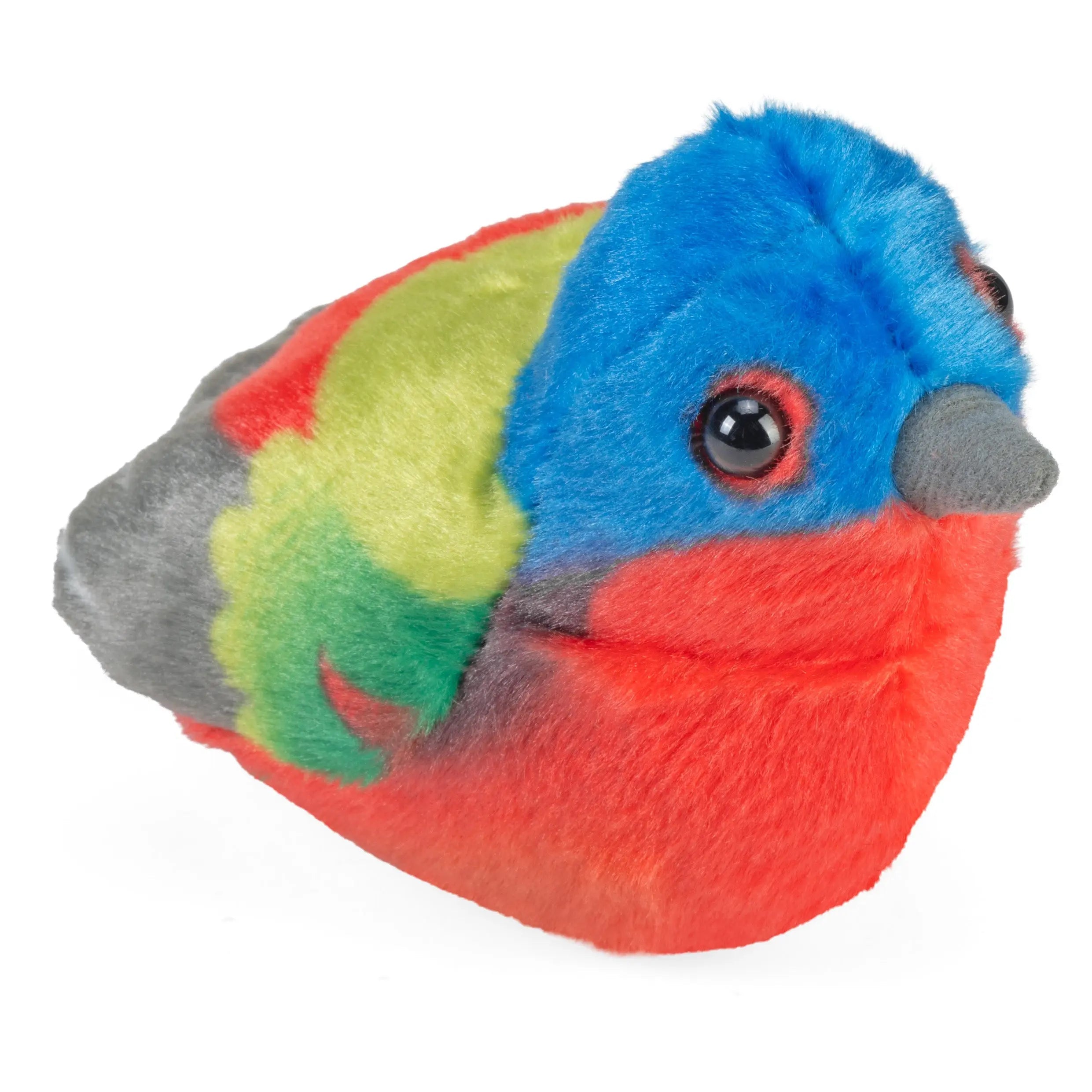 Wild Republic Audubon Painted Bunting Stuffed Animal with Sound 5.5-inch
