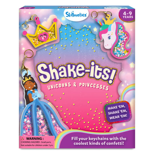 Skillmatics Shake-its Unicorns and Princesses DIY Craft Kit