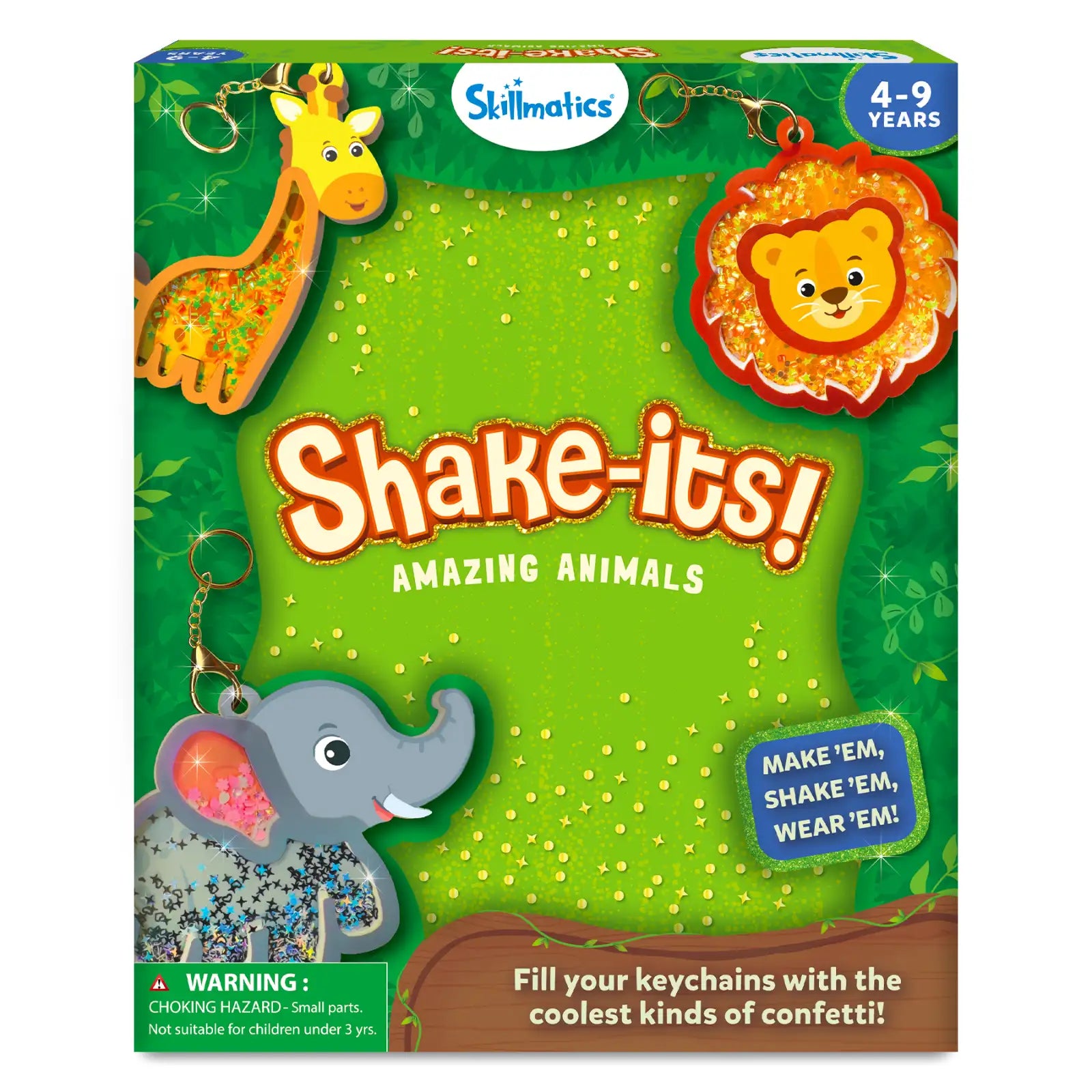 Skillmatics Kids Shake-its Amazing Animals Craft Kit