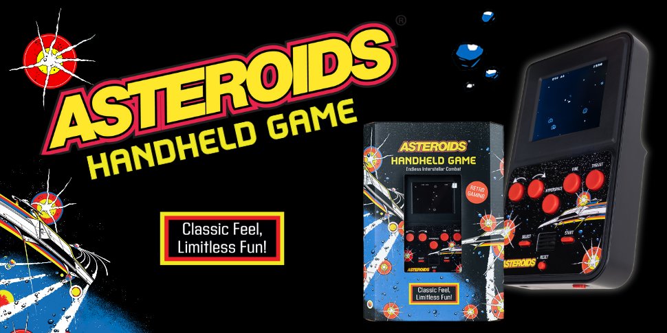 Asteroids Retro Handheld Video Game