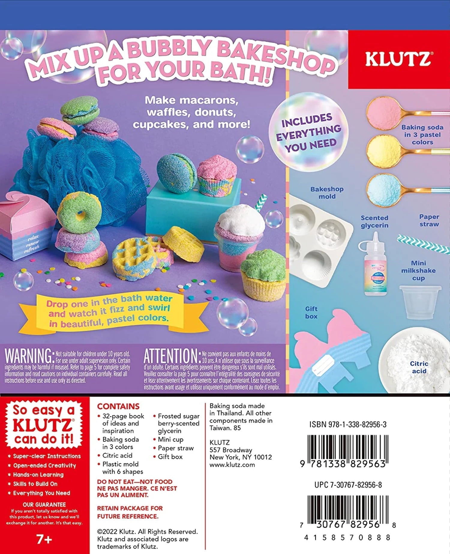 Klutz Scented Bakery Bath Bomb DIY Craft Kit
