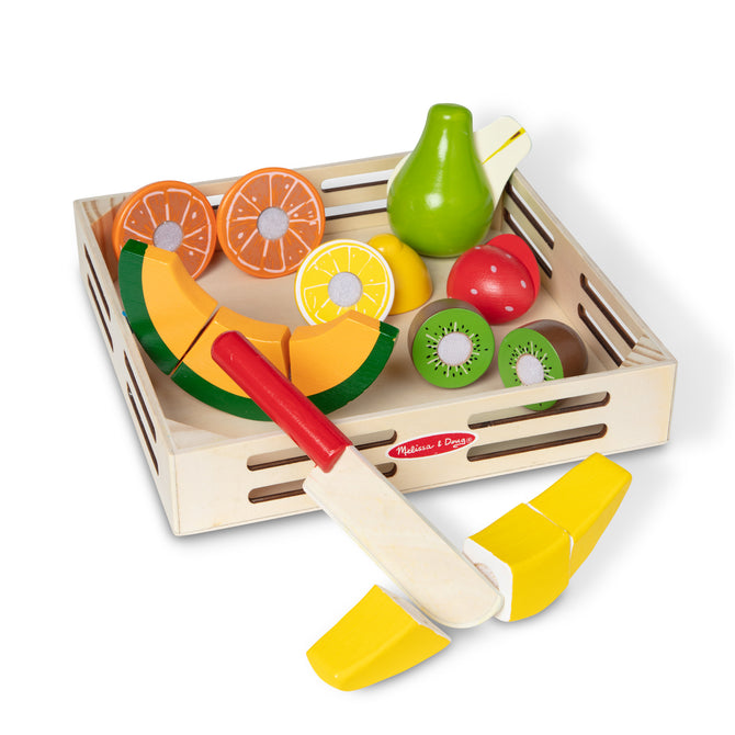 Melissa & Doug Cutting Food - Wooden Play Fruit